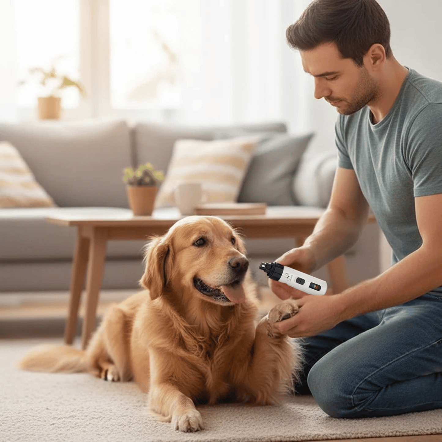 Silent Groom Elektrische Nagelvijl Hond – Stille Oplaadbare Nagelslijper Honden en Katten