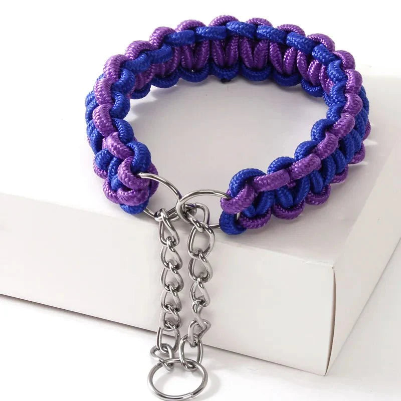 PawWeave Hondenhalsband Verstelbaar – Sterke Nylon Halsband Hond voor Training & Wandelingen