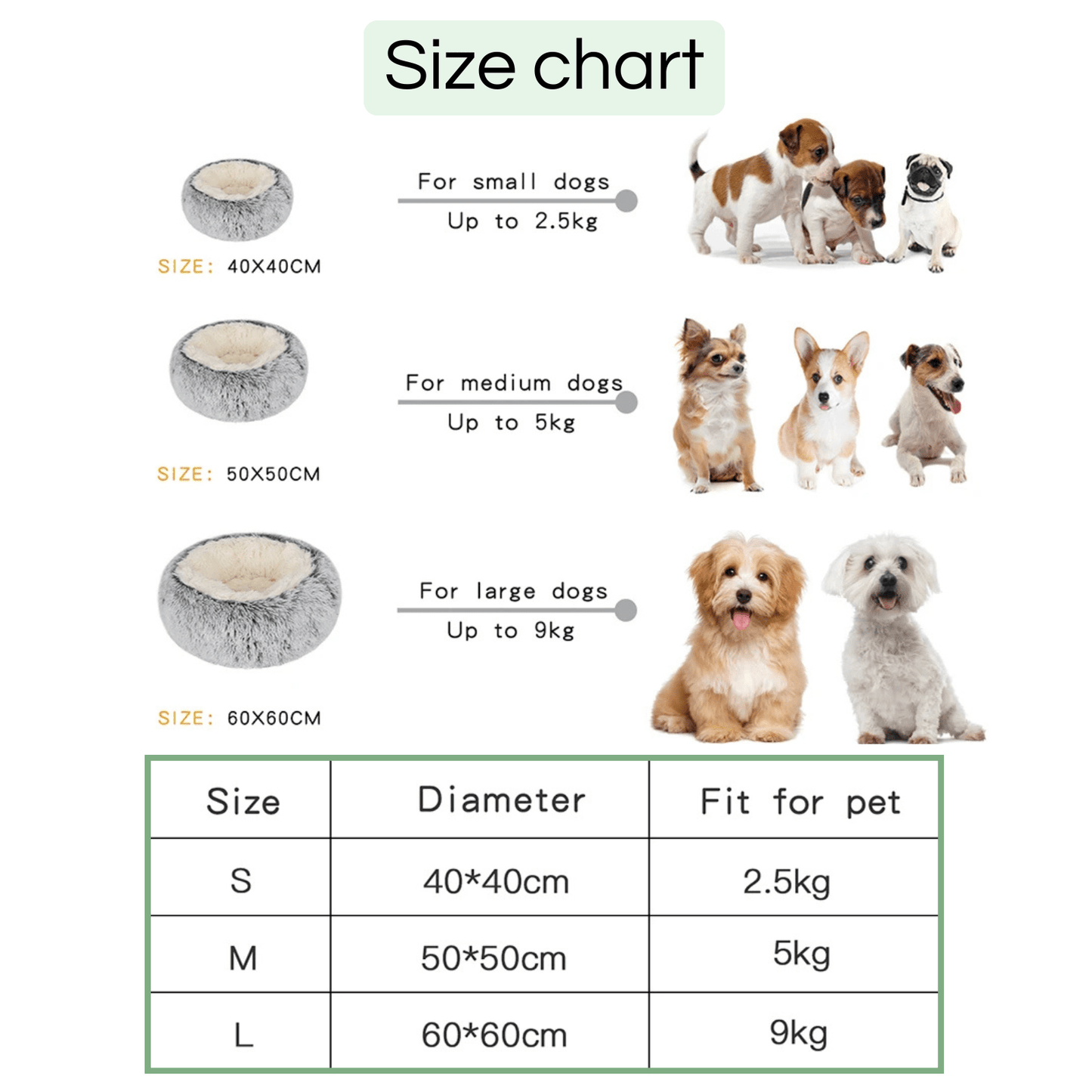 Zacht Pluche Rond Dierenbed