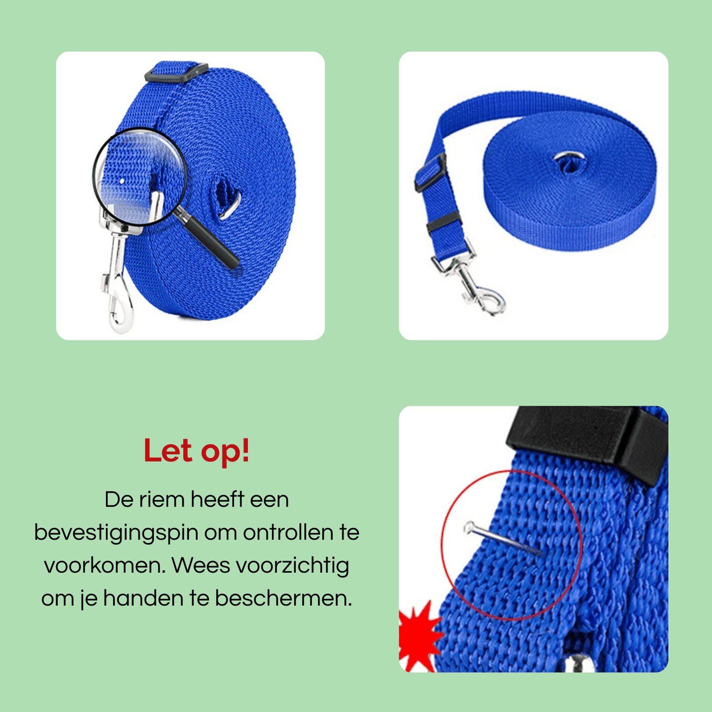 10M Trainingslijn – Extra Lange Hondenriem