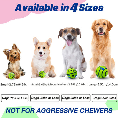 Pet Interactive Rolling Sound Ball Toy, Dog IQ Training Ball, Without Battery