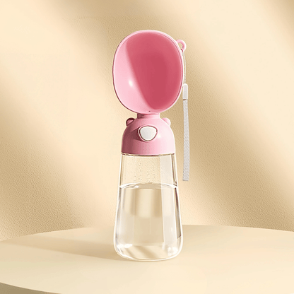 Draagbare Waterfles Hond Met Voedseldispenser – Lekvrije Reisfles Hond