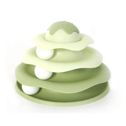 Interactief Speelgoed Kat – Meervoudige Draaitoren Met Rollende Ballen