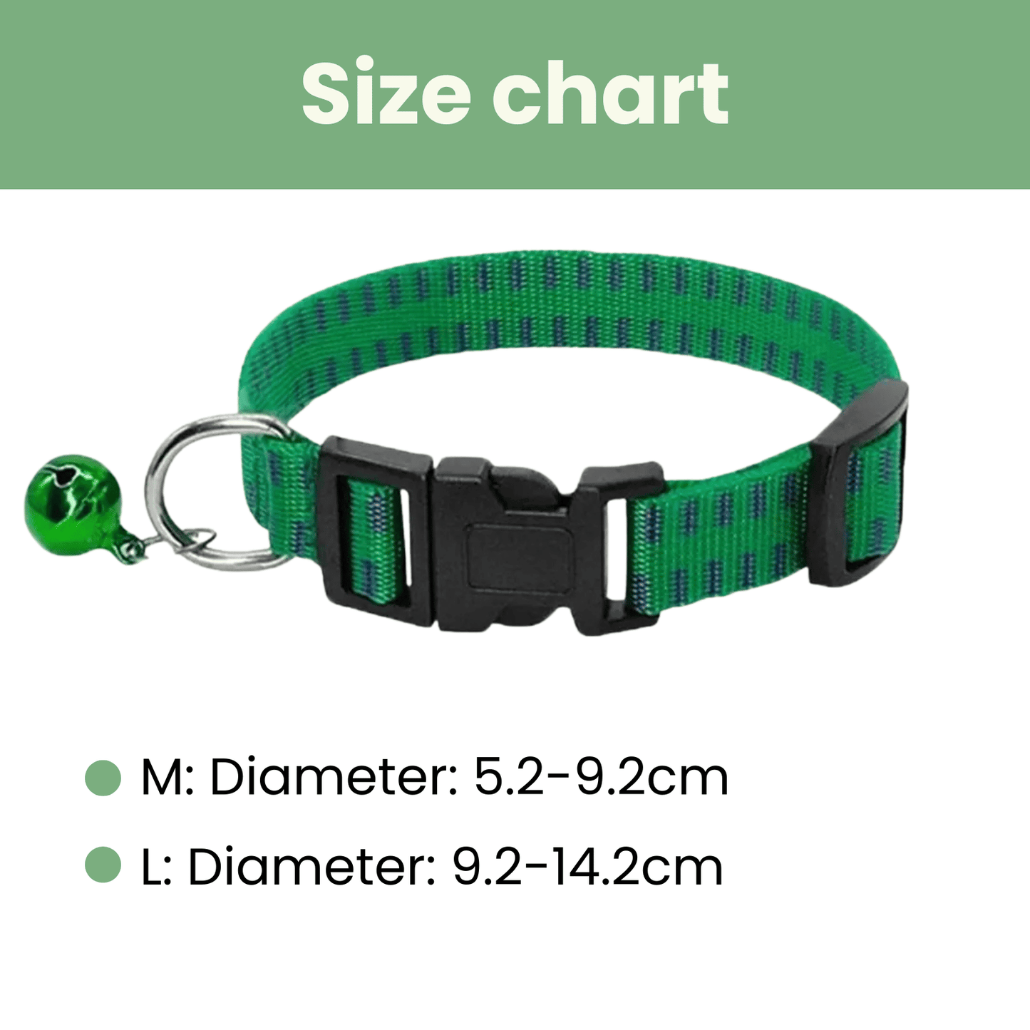 PetGuard Vlooienband Kat & Tekenband voor Honden – Nylon Anti-Vlooien Halsband – Groen of Rood