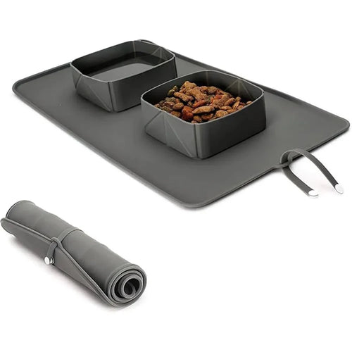 2-in-1 Opvouwbare Reisbak – Eten & Drinken To-Go