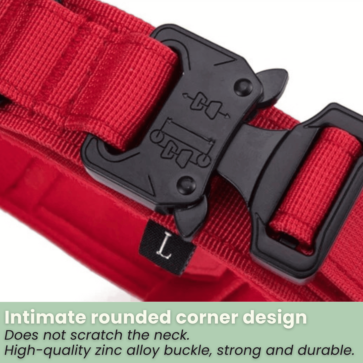 PawfectFit - Halsband Hond – Verstelbaar Nylon - Stevige Hondenhalsband