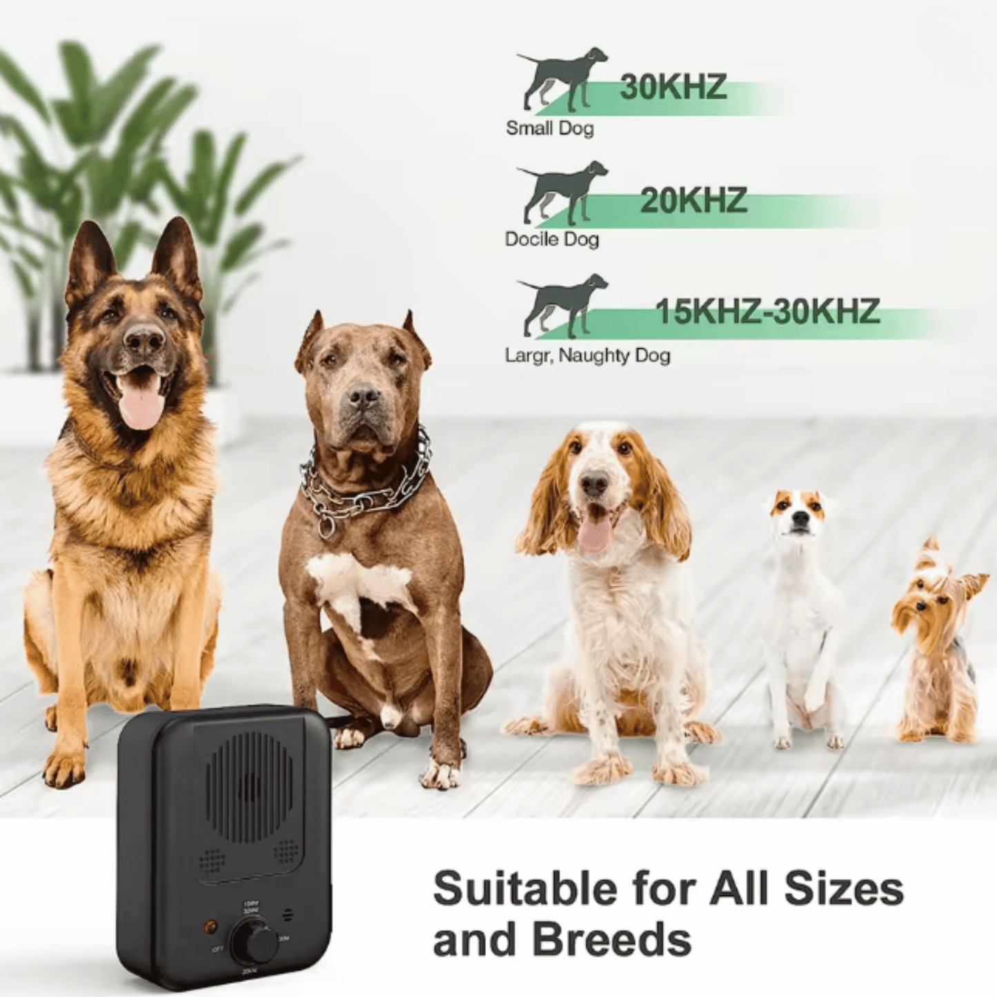 BarkQuiet - Ultrasone Honden Trainer – Anti-Blaf Apparaat Instelbaar Voor Buiten