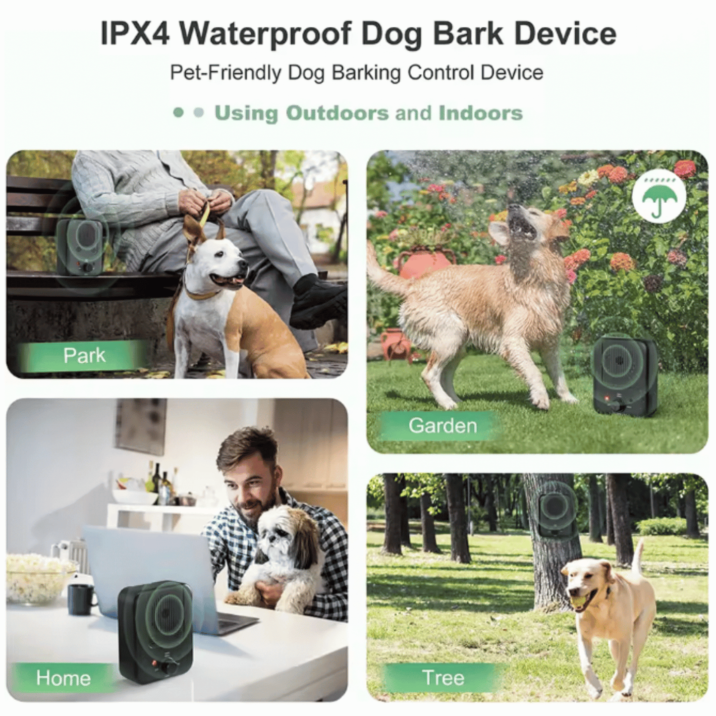 BarkQuiet - Ultrasone Honden Trainer – Anti-Blaf Apparaat Instelbaar Voor Buiten