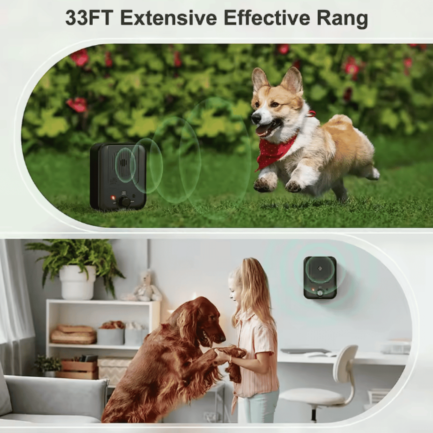 BarkQuiet - Ultrasone Honden Trainer – Anti-Blaf Apparaat Instelbaar Voor Buiten