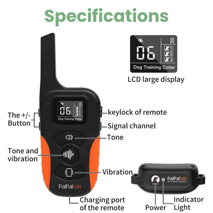 BarkShield Anti-blaf halsband – Bark Collar voor Honden – Zonder Schokken