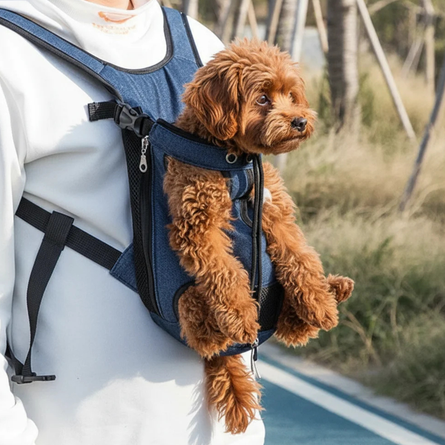 PetTrek Draagrugzak – Honden & Katten Rugzak - Ademend & Veilig