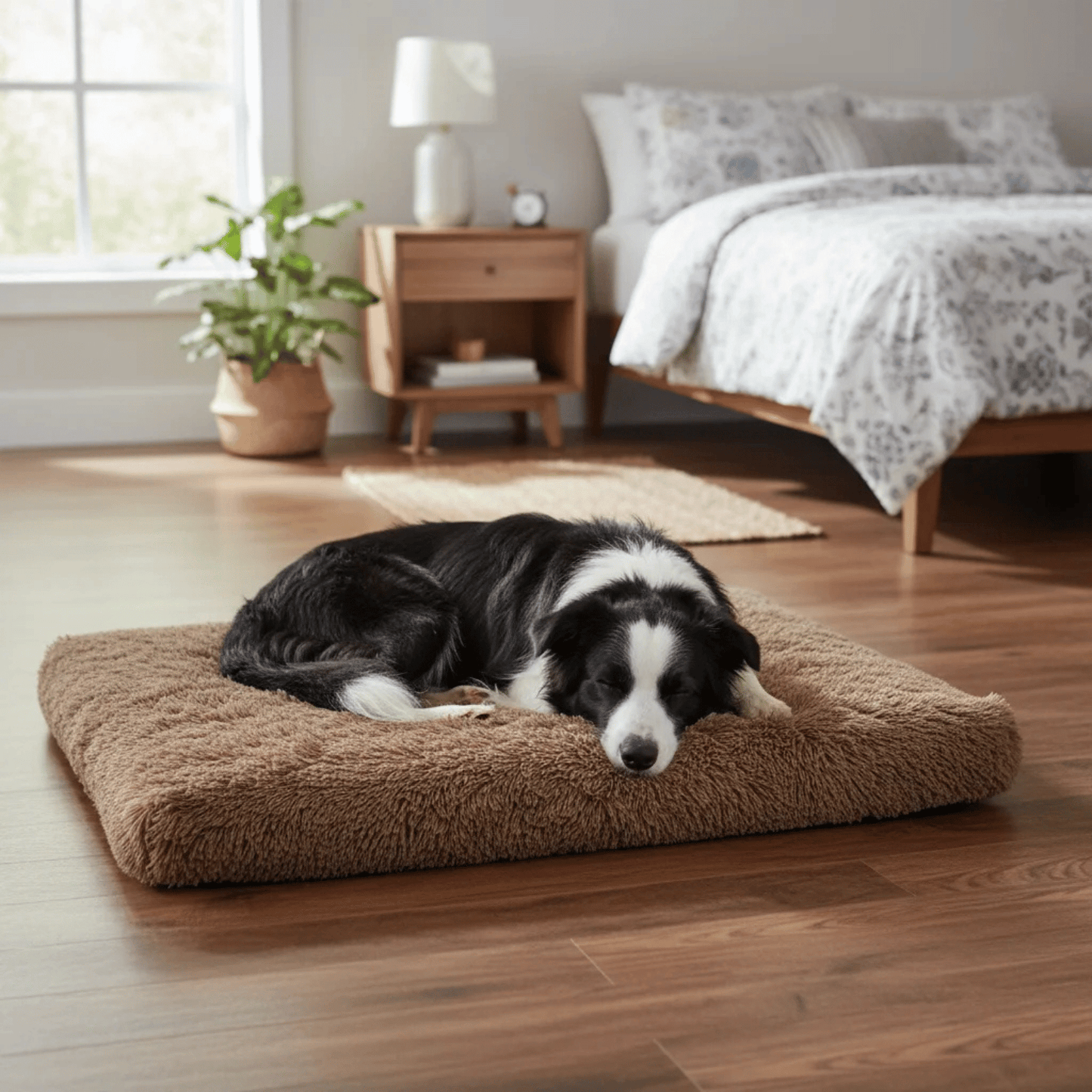 CalmiNest Pluche Huisdierbed – Orthopedische Pluche Mat Voor Kat & Hond