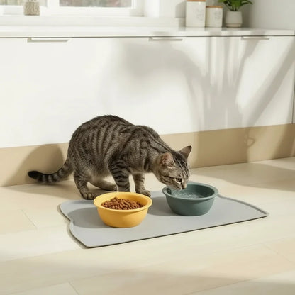 Huisdier Eetmat – Antislip Siliconen Voerbakmat voor Hond en Kat