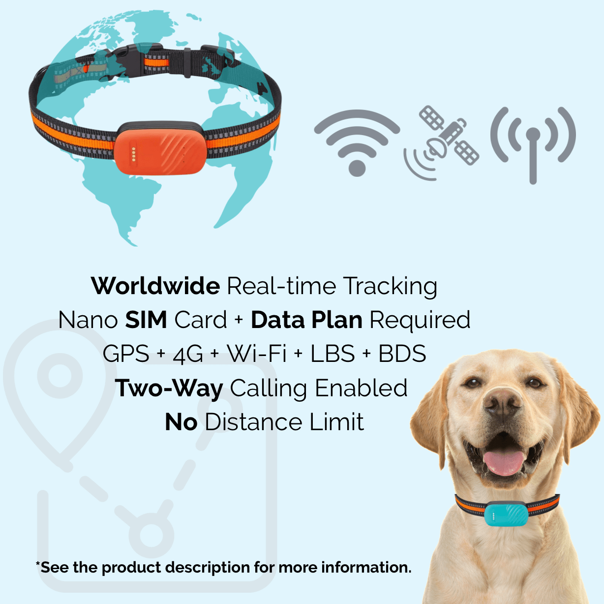 4G GPS Tracker voor Honden en Katten