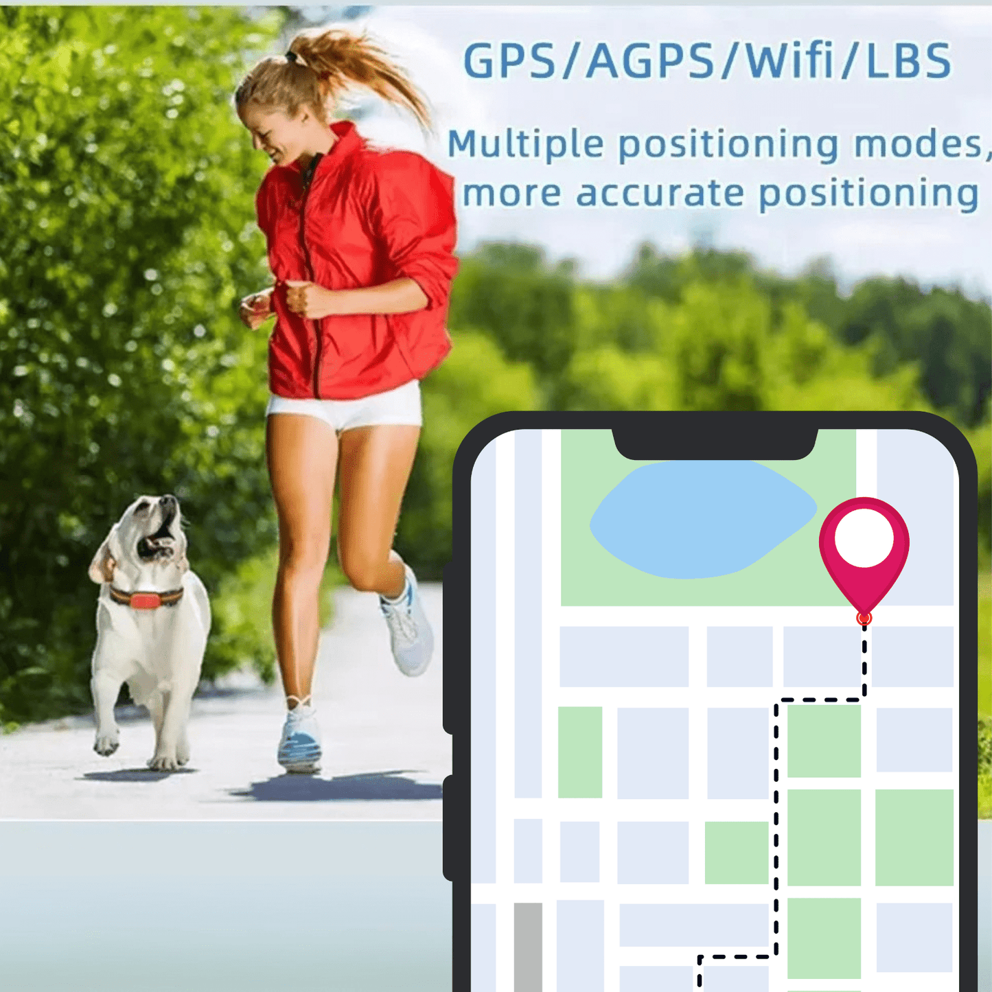 4G GPS Tracker voor Honden en Katten