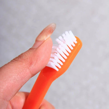 5‑stuks Dubbelzijdige Tandenborstel voor Honden & Katten
