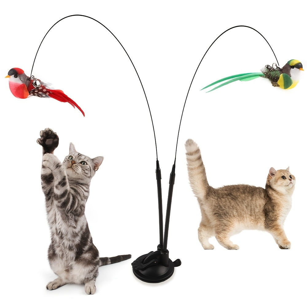 FladderFun – Kattenhengel met Realistische Vogel