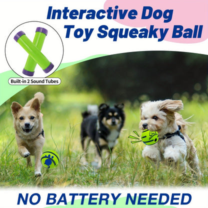 Pet Interactive Rolling Sound Ball Toy, Dog IQ Training Ball, Without Battery