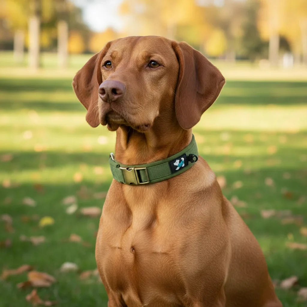 PawMate Hondenhalsband Verstelbaar – Nylon honden Halsband Sterk & Comfortabel voor Wandelingen