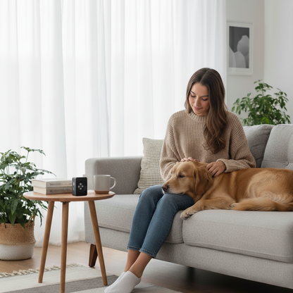 BarkEase - Ultrasone Anti-Blaf Apparaat – 3-Standen Oplaadbaar & Waterdicht