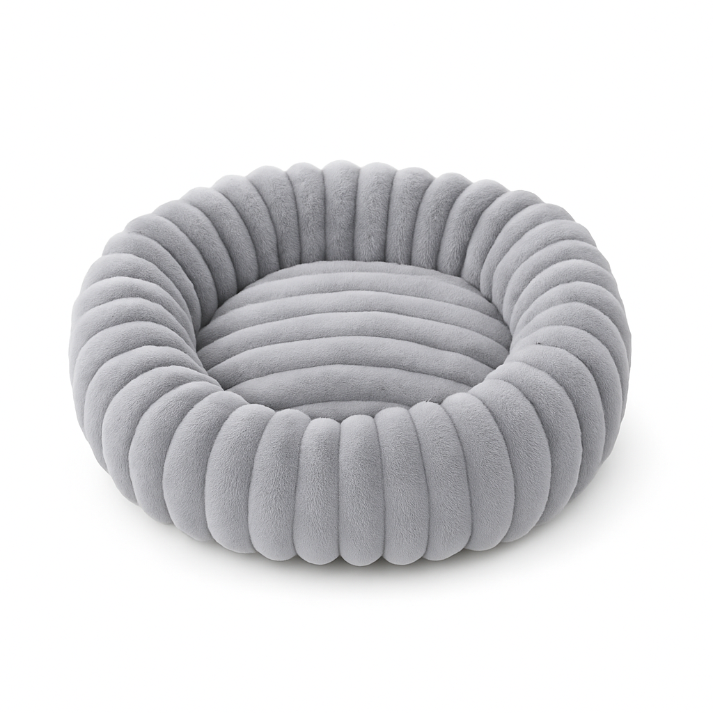 Ronde Donut Hondenmand – Superzacht Wasbaar Hondenbed voor Warmte & Comfort