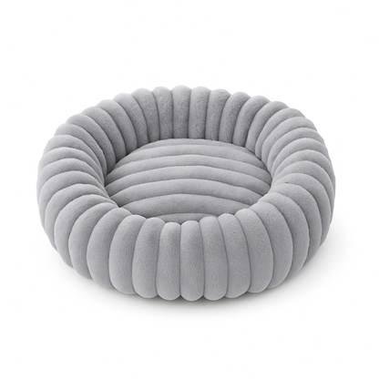 Ronde Donut Hondenmand – Superzacht Wasbaar Hondenbed voor Warmte & Comfort