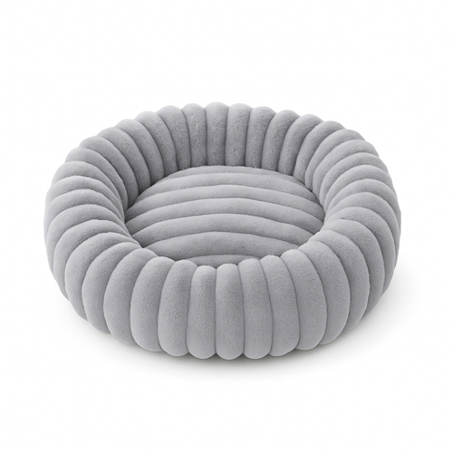 Ronde Donut Hondenmand – Superzacht Wasbaar Hondenbed voor Warmte & Comfort
