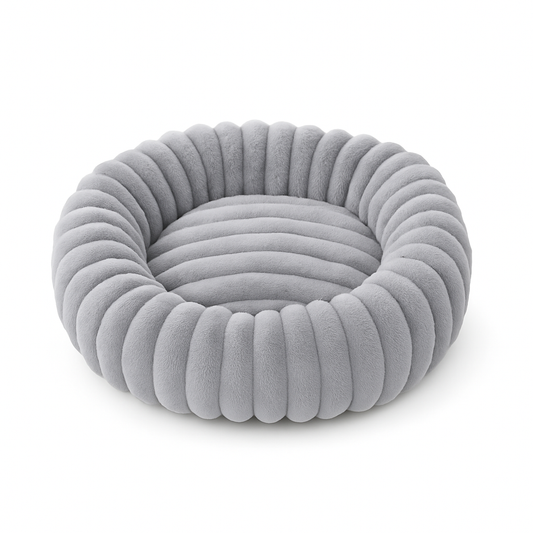 Ronde Donut Hondenmand – Superzacht Wasbaar Hondenbed voor Warmte & Comfort