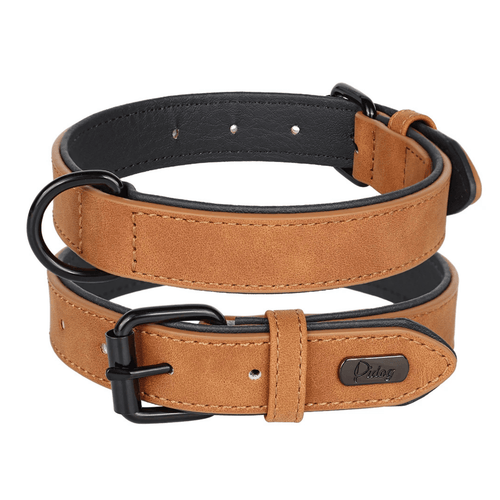 TrailGuard - Halsband Hond Leren Comfort – Verstelbare Halsband Voor Honden - Wandelen