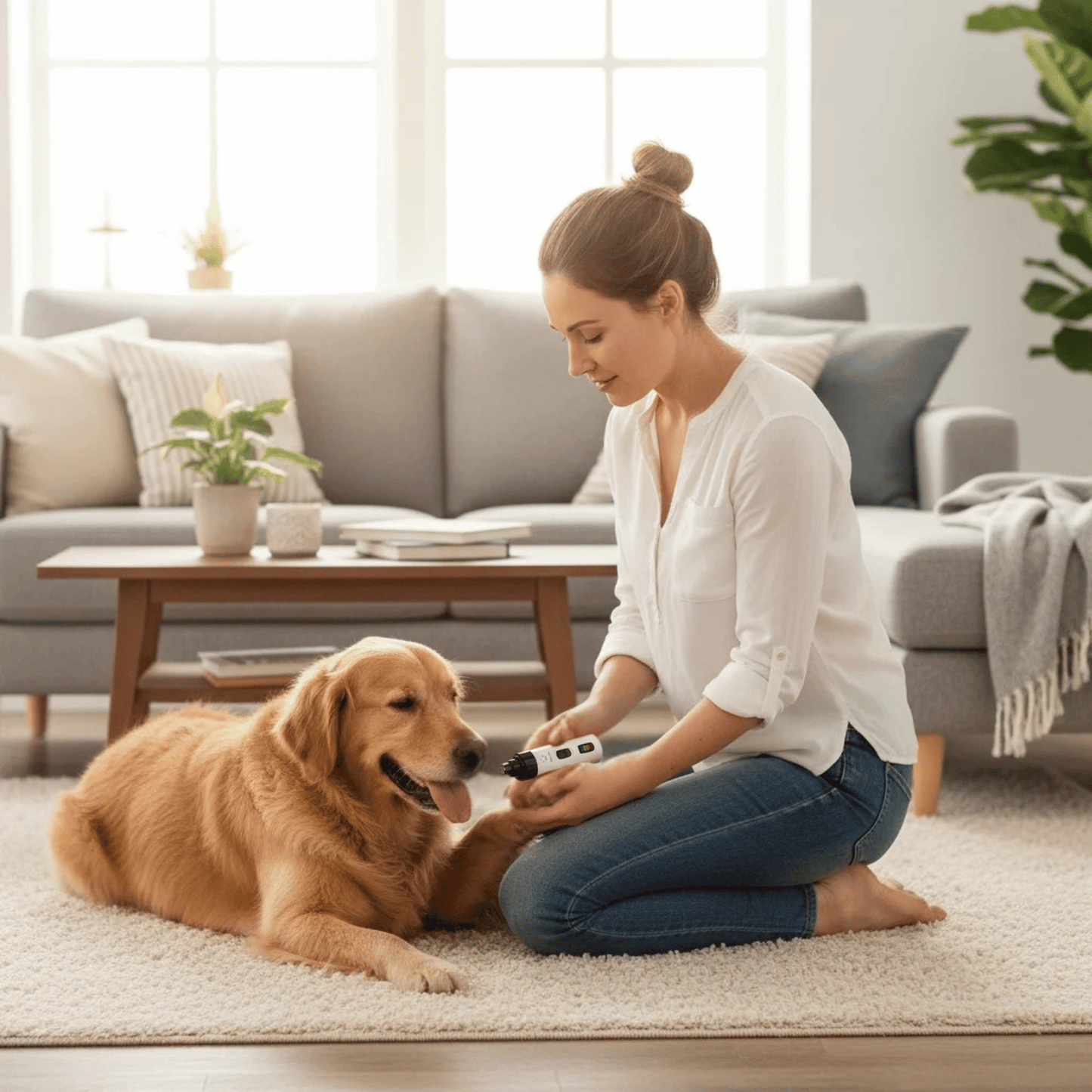 Silent Groom Elektrische Nagelvijl Hond – Stille Oplaadbare Nagelslijper Honden en Katten