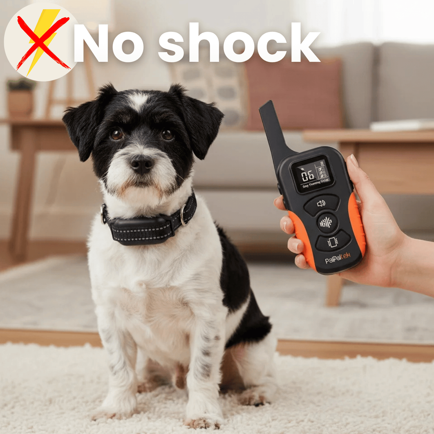 BarkShield Anti-blaf halsband – Bark Collar voor Honden – Zonder Schokken