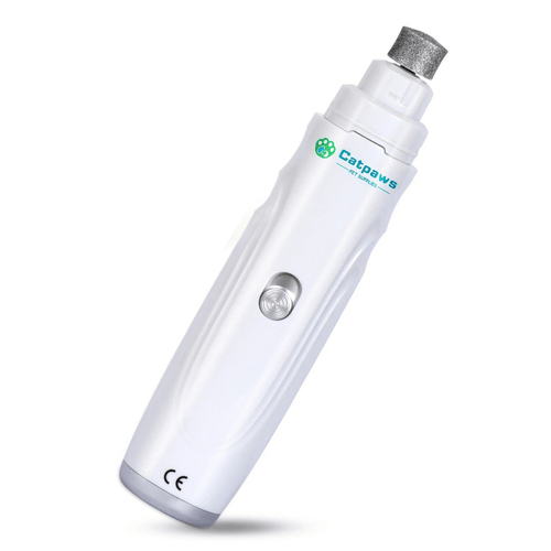 PetPaws – Elektrische Nagelvijl voor Honden en Katten, Wit – Oplaadbaar, 2 Snelheden, Stil en Veilig