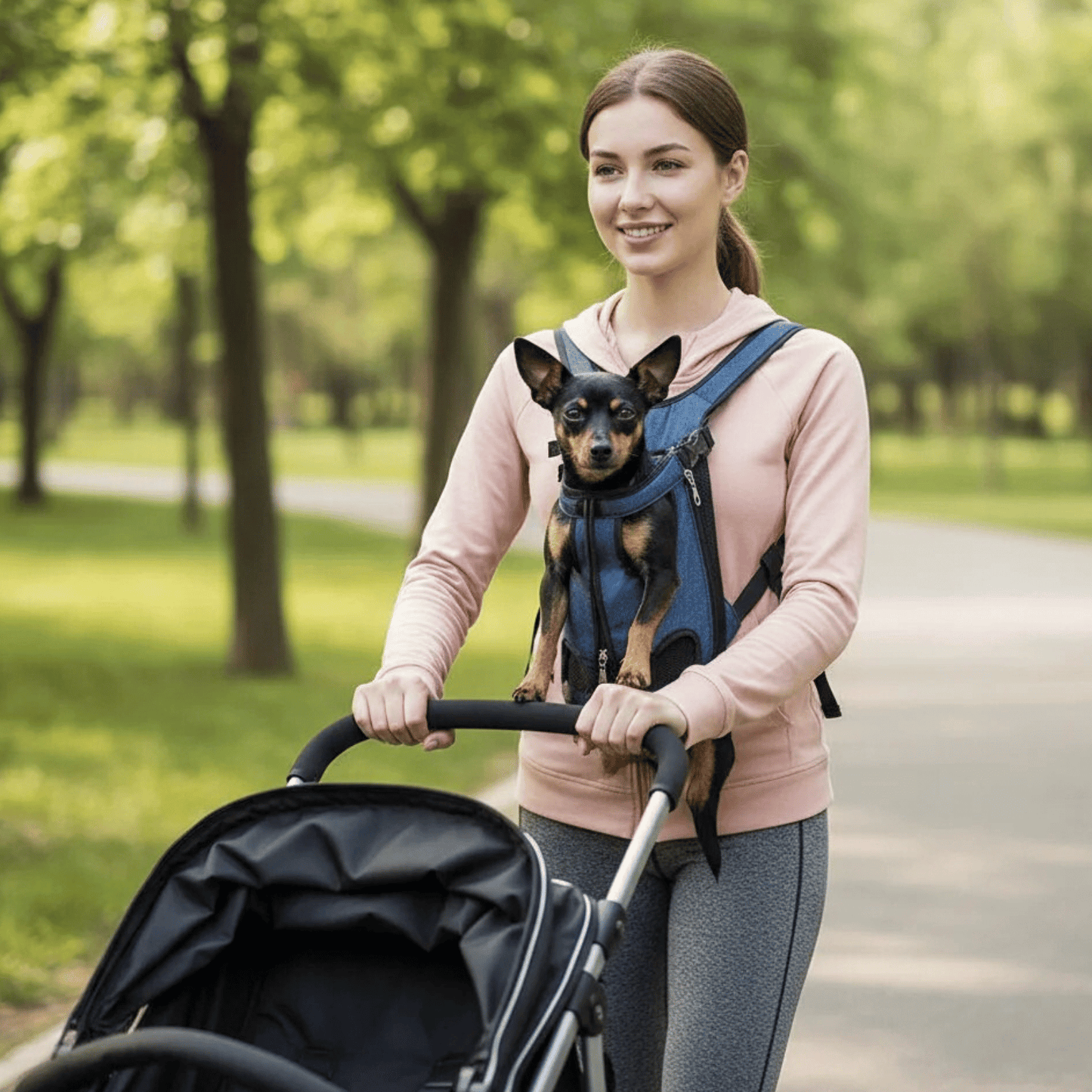 PetTrek Draagrugzak – Honden & Katten Rugzak - Ademend & Veilig