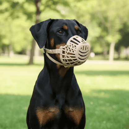 SafeBreathe Hondenmuilkorf – Verstelbare Ademende Muilkorf Hond Anti-Bijt