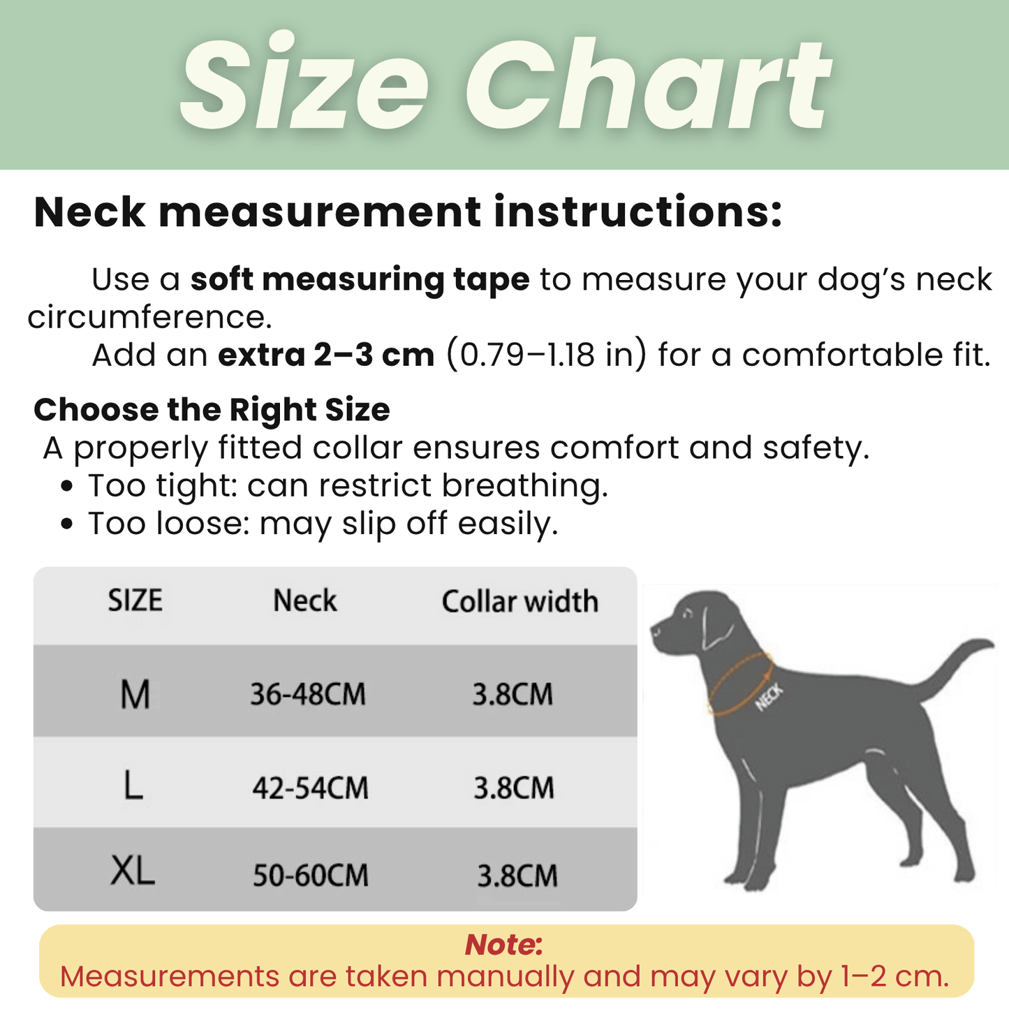 PawfectFit - Halsband Hond – Verstelbaar Nylon - Stevige Hondenhalsband