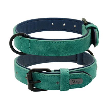 TrailGuard - Halsband Hond Leren Comfort – Verstelbare Halsband Voor Honden - Wandelen