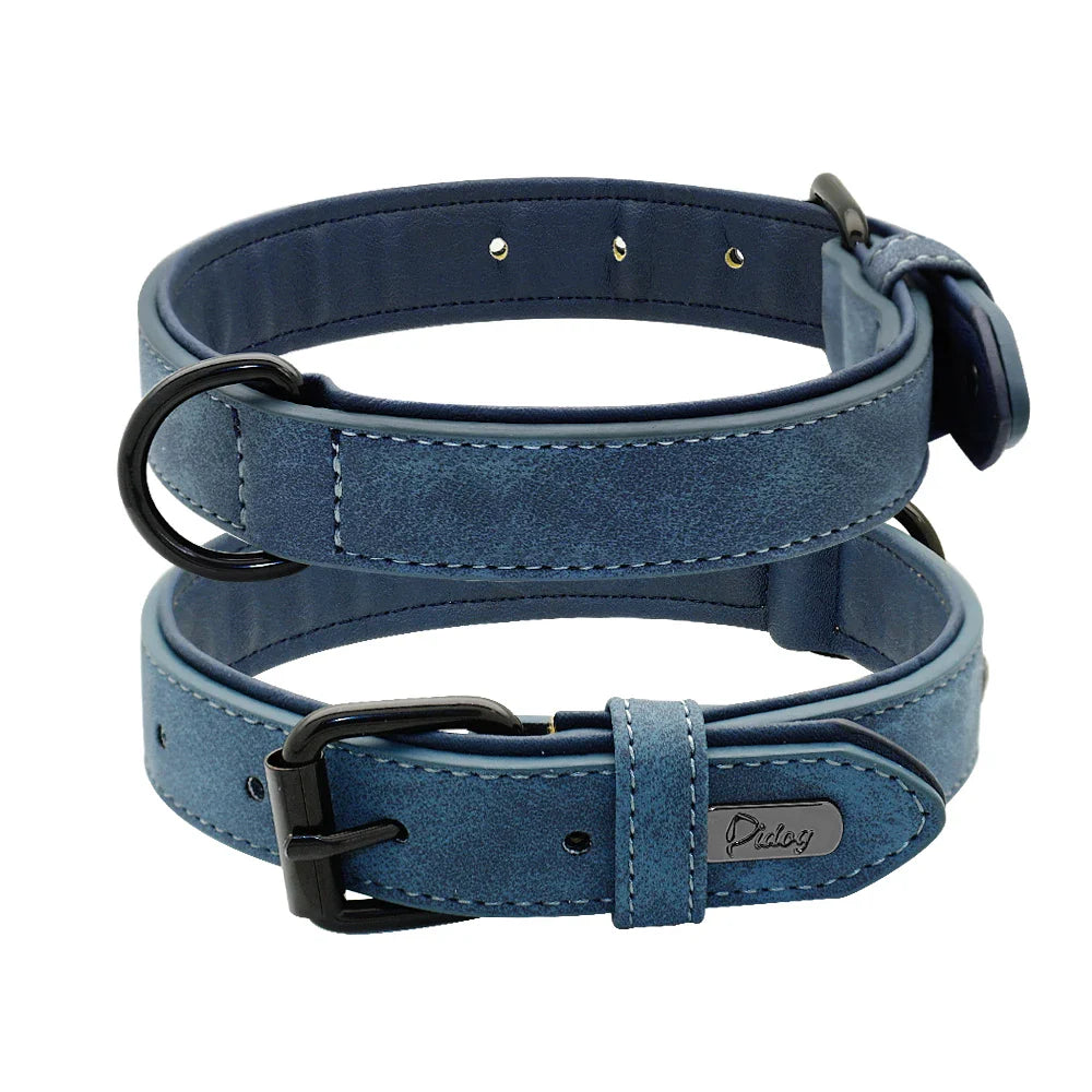 TrailGuard - Halsband Hond Leren Comfort – Verstelbare Halsband Voor Honden - Wandelen