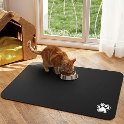 PawTide - Absorb Eetmat – Superabsorberende Antislip Voerbakmat voor Hond en Kat