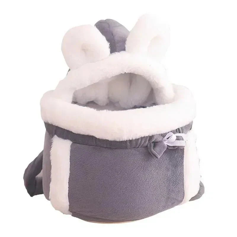 Katten Draagrugtas met Diamantfluweel – by AniPets