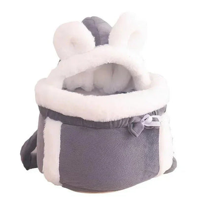 Katten Draagrugtas met Diamantfluweel – by AniPets