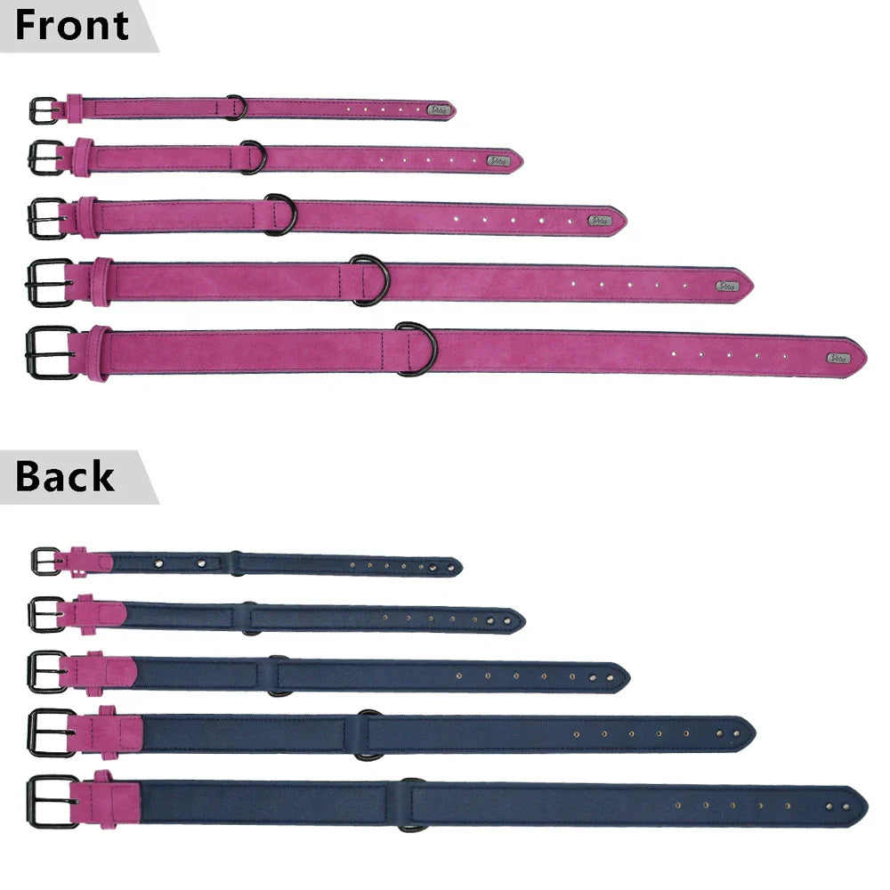 TrailGuard - Halsband Hond Leren Comfort – Verstelbare Halsband Voor Honden - Wandelen