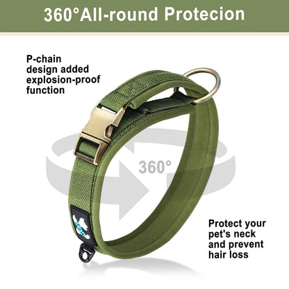 PawMate Hondenhalsband Verstelbaar – Nylon honden Halsband Sterk & Comfortabel voor Wandelingen