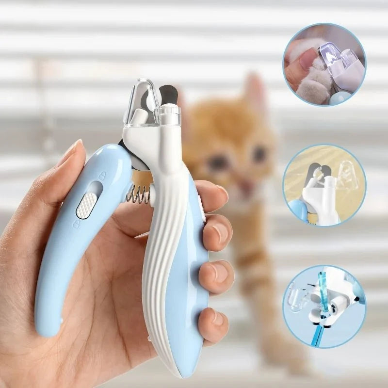 ClipBright - LED Huisdier Nagelknipper – Veilig Roestvrijstalen Trimmer voor Honden en Katten