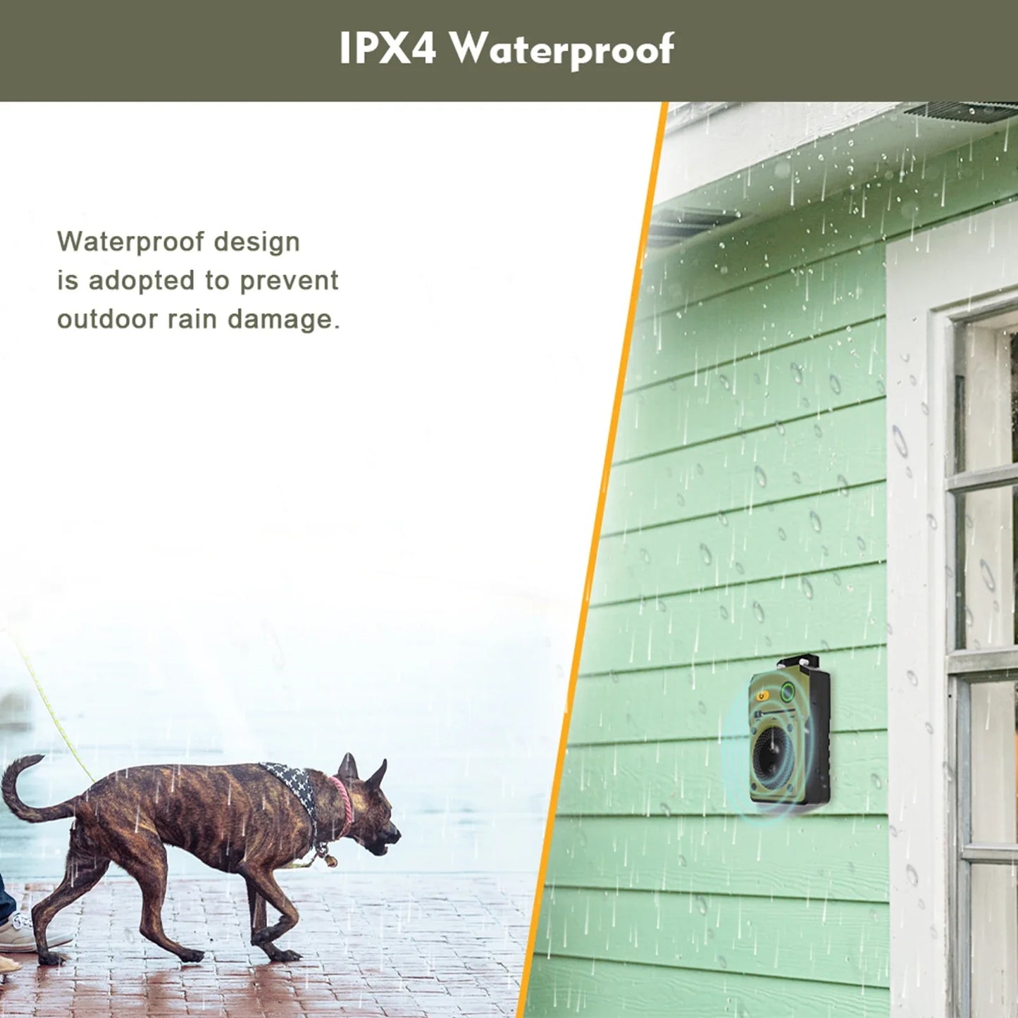 BarkGuard Ultrasone Anti-Blaf Apparaat – 3 Modi 50ft Bereik - Oplaadbaar & Waterdicht Wandmodel