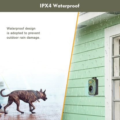 BarkGuard Ultrasone Anti-Blaf Apparaat – 3 Modi 50ft Bereik - Oplaadbaar & Waterdicht Wandmodel