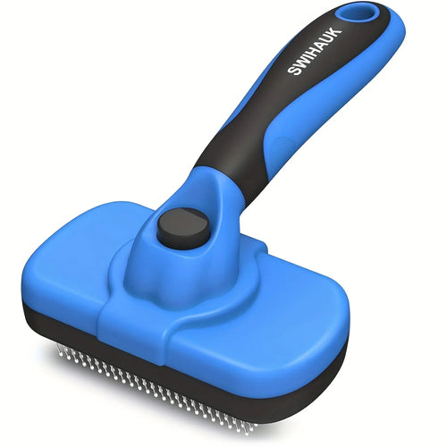 EasyBrush Hondenborstel en Kattenborstel – Zachte RVS Pinnen Ergonomisch