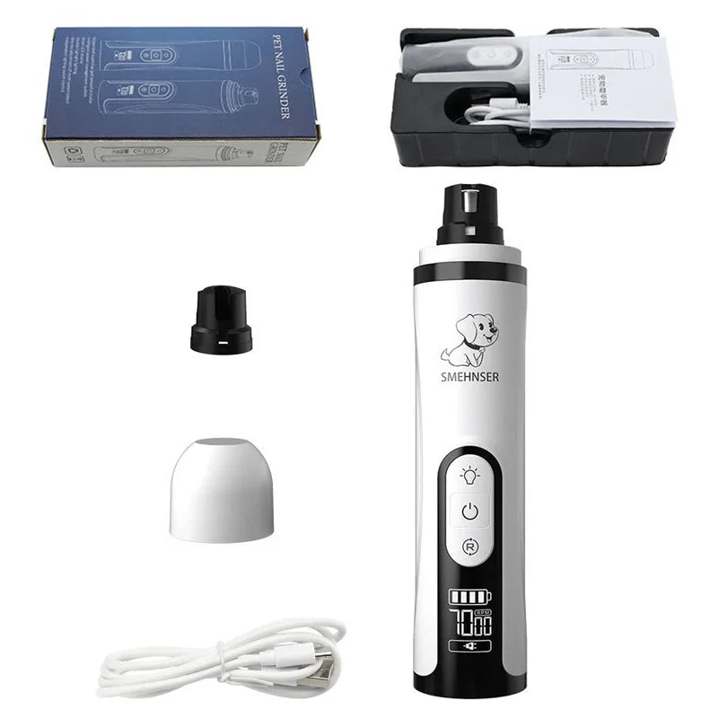 PawPerfect™ – LED Elektrische Nagelvijl voor Katten & Honden