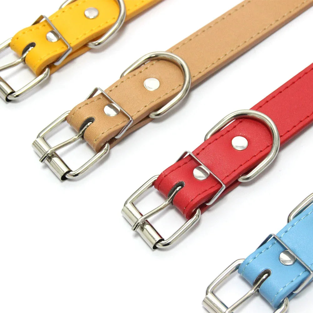PawStyle Halsband Hond Verstelbaar Leer – Comfortabel & Veilig voor Dagelijks Gebruik