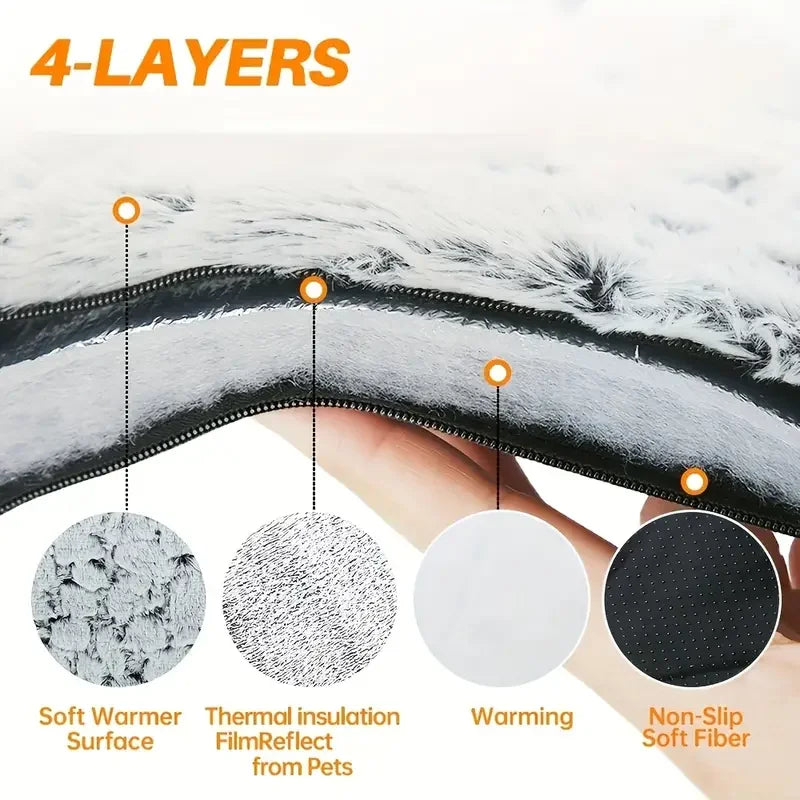 HeatHaven Thermomat - Zelfverwarmend Huisdierbed – Comfortabele Warmte Mat Voor Kat & Hond
