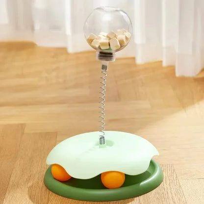 PlayTreat Kattenspeeltje Interactief – Voerdispenser Tuimelaar voor Kitten en Kat